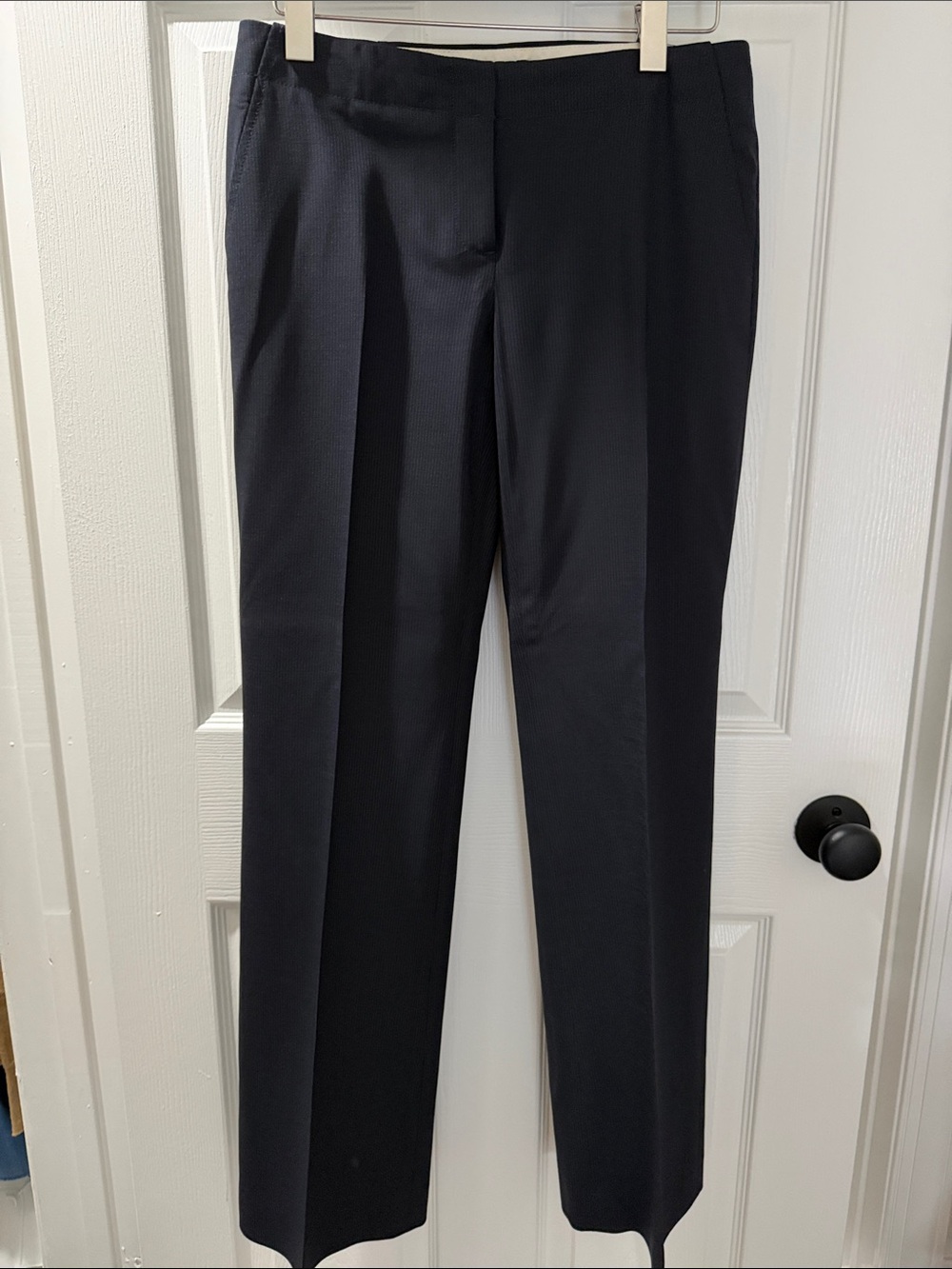 J. Crew Women's Pinstripe Straight-Leg Trousers